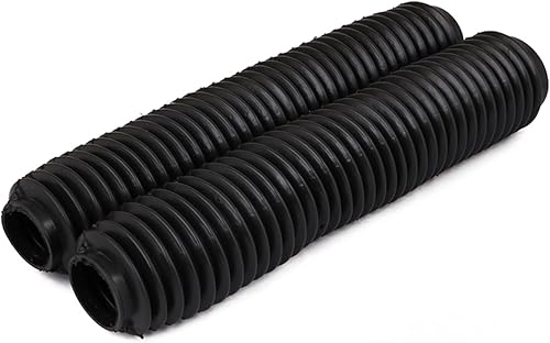 Botas de horquilla delantera para motocicleta, cubiertas universales de amortiguador, protector de goma contra el polvo, polainas para la mayoría de Botas de horquilla delantera para motocicleta, cubiertas universales de amortiguador, protector de goma contra el polvo, polainas para la mayoría de