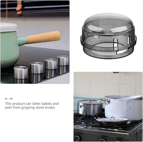 Miniatura 6 de 4 fundas para pomo de estufa de seguridad para bebés, cubierta de perilla de estufa de gas, cerraduras de protección, tapa de protección para horno,