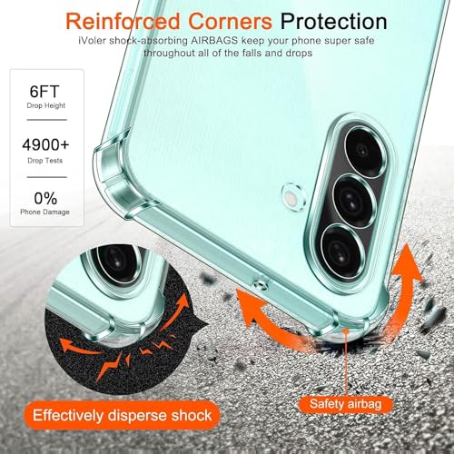 Image of BOXXO Flexible Back Cover for Samsung Galaxy M16 5G | Back Cover Transparent Clear Shockproof Case Four Corner Protection | Slim Protective Mobile Phone Cover for Samsung Galaxy M16 5G