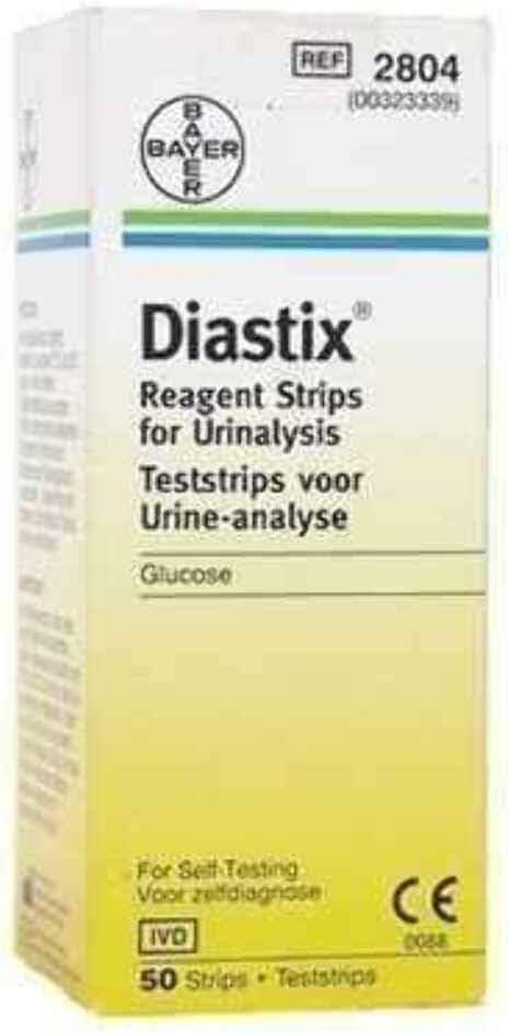 Urine Glucose Test Strips, 50 Count