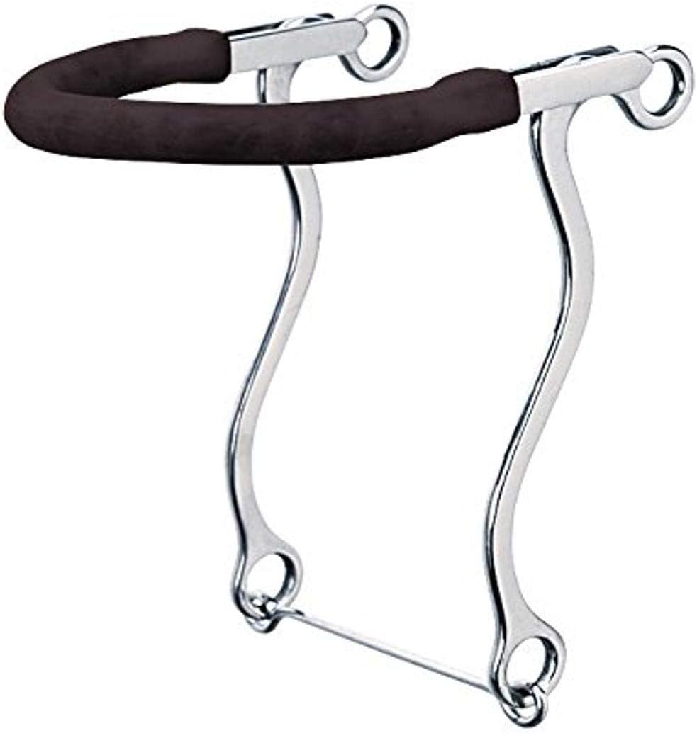 Weaver Leather Hackamore with Gum Rubber Covered Bike Chain Noseband