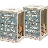 Primitives by Kathy May You Always Have A Shell In Your Pocket I Always Take A Little Piece Of The Beach Home Home Décor Shell Holder