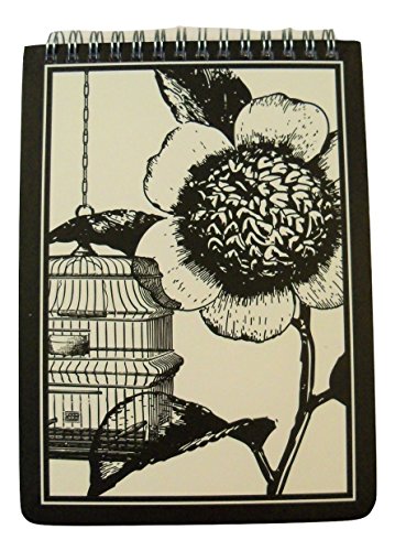 Cuaderno en espiral Birdhouse con flor grande miniatura 1