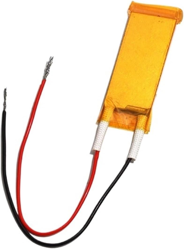 2PCS 35x15x3mm PTC Heating Plate, Insulated Film, 120-270°C Thermostat Heater Components(12V 120C 4-8W)