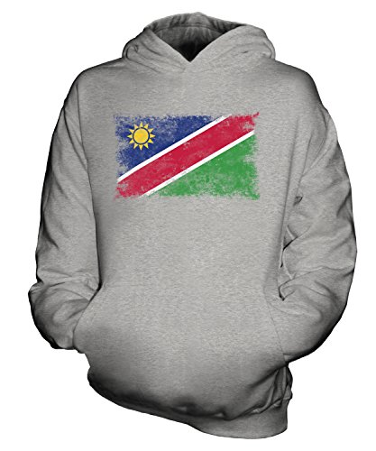 Sweat-shirt à capuche Namibie enfant original sweat délavé fille garçon