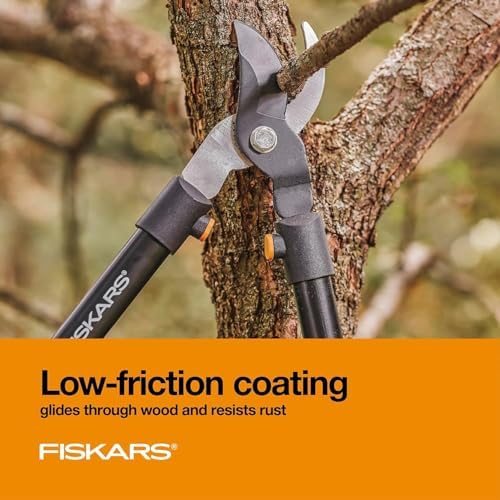 Fiskars 28" Loppers for Tree Trimming, Heavy Duty, Rust-Resistant Sharp Bypass Steel Blade Loppers, Branch Cutter up to 1.5" Diameter Cut Capacity, Shock-Absorbing Handle, Garden Tools - 3