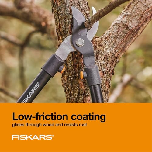 Image of Fiskars 28 inch Loppers for Tree Trimming, Heavy Duty, Rust-Resistant Sharp Bypass Steel Blade Loppers, Branch Cutter up to 1.5 inch Diameter Cut Capacity, Shock-Absorbing Handle, Garden Tools