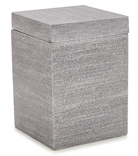 Kassatex Slate Bath Accessories-Cotton Jar