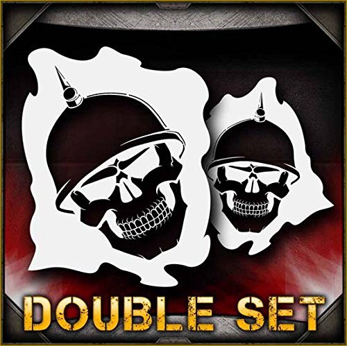 Skull 30-b AirSick Airbrush Stencil Art Design Template