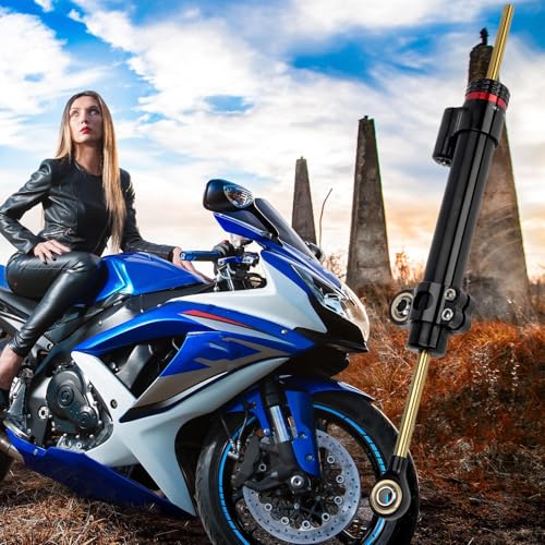 Tie à amortisseur en aluminium pour éliminer le guidonnage et stabiliser la moto - 3