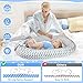 Baby Lounger - Baby Lounger for Newborn 0-24 Months, Breathable Pure Cotton Baby Nest Lounger Cover, Baby Registry Newborn Essentials Gifts, Portable Floor Tummy Time Lounger for Home & Travel
