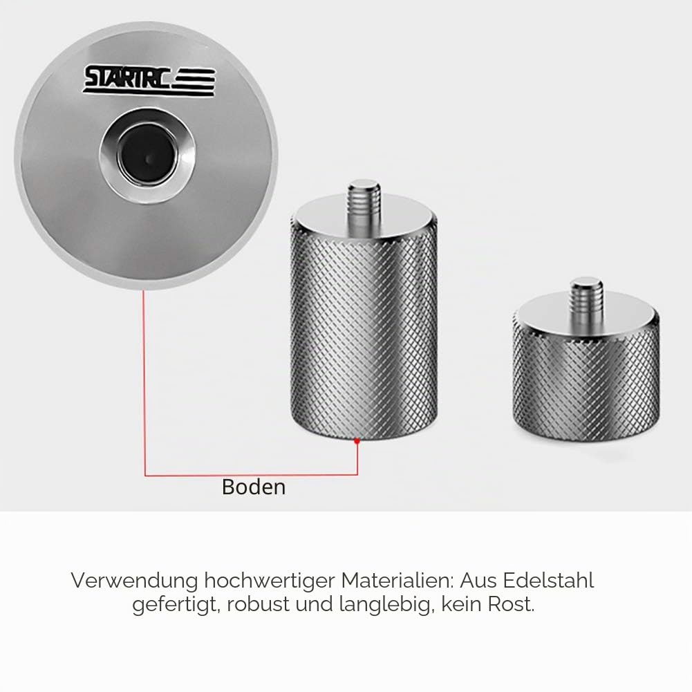 Yius Gegengewicht Gimbal Stabilisator, 3 Stück OM 4/OS MO Mobile 3 Gegengewicht Balance Zähler Gewichte Unterstützung 70 g Videoaufnahmen Zubehör für DJI OSMO Mobile 3 4 (Silber)