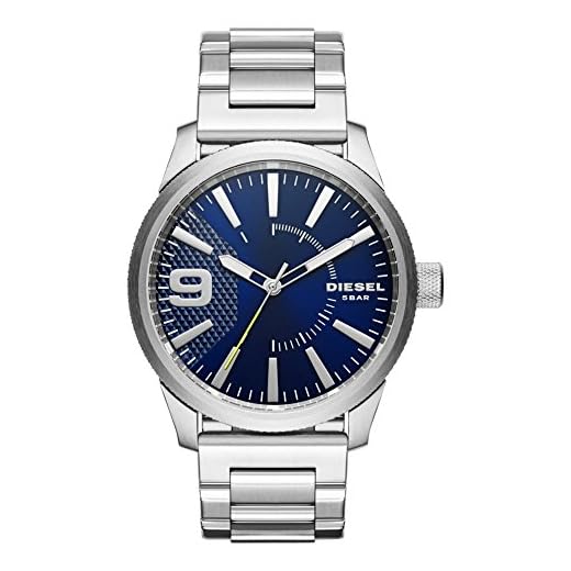Diesel Reloj Analógico para Hombre de Cuarzo con Correa en Acero Inoxidable DZ1763