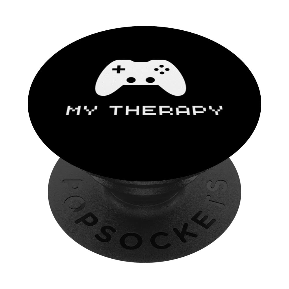 My Therapy Video Game Controller PopSockets Swappable PopGrip, Black