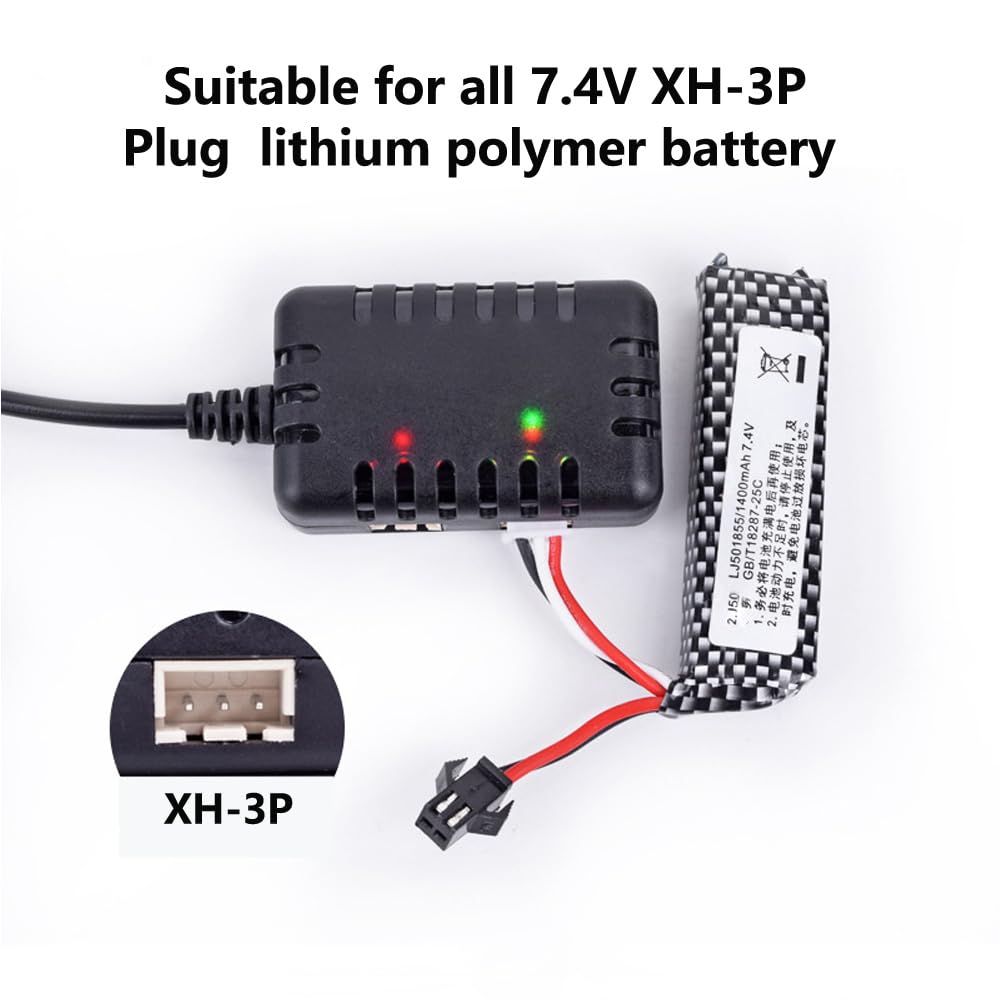 r c lipo battery balance porty Amazon.com: Pinsinholy Dual Port 2S 7.4V USB LiPo Battery Balance Charger  Cable 1A with XH-3P Connector Plug for RC Car Boat Rock Crawler FPV Drone  Quadcopter : Toys & Games