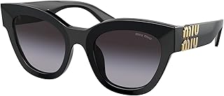 Miu Miu 0MU 01YS 51 1AB5D1 Gafas de Sol, Unisex-Adult, Multicolor (Multicolor), Talla Única