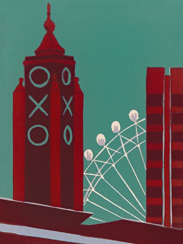 Jennie IngOXO 60x80cm Canvas Print, Multi-Colour, 60 x 80 cm