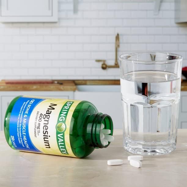 ONLY 1 in Pack Spring Valley Magnesium 400 Mg, 250 Tablets by Spring Valley