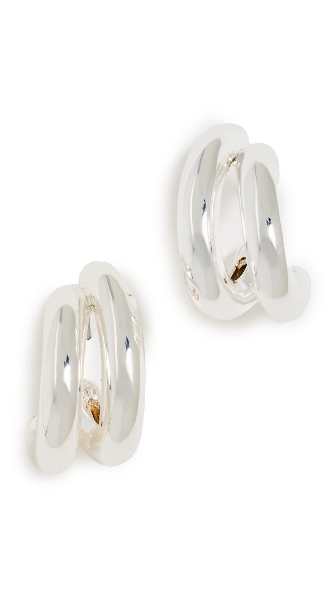 JENNY BIRD Womens Florence Earrings High Polish Silver One Size