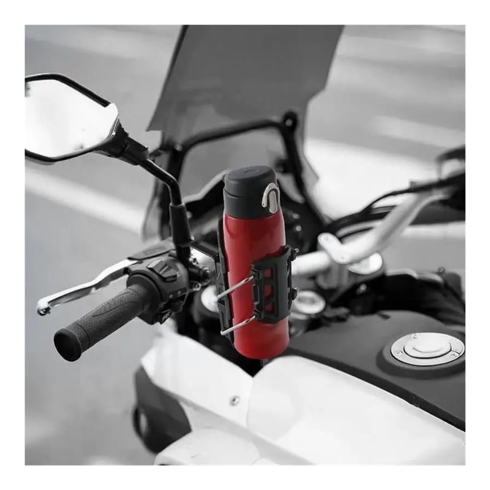 Becherhalter Motorrad 1,26-3,15 Zoll Universal Fahrrad Motorrad Wasserflaschenhalter Verstellbarer Lenker Cup Cage Für Straßenradfahren ADV Motorräder