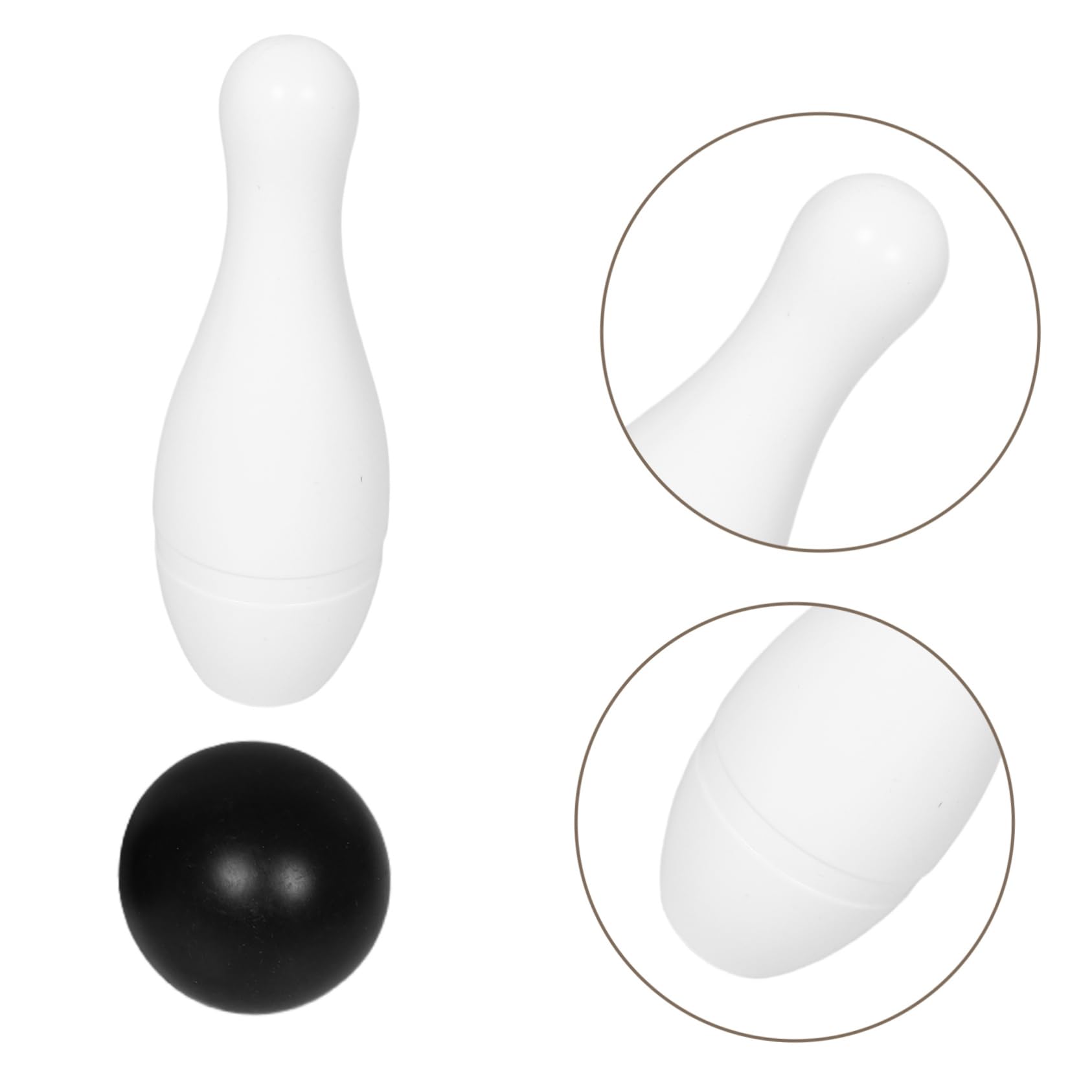 TOYANDONA Juego de Bolos y 2 Bolas para Niños 10 Bolos de Plástico y Juego Interactivo Adecuado para Manos Pequeñas en Interiores y Exteriores