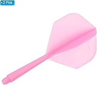 Vista 3 de PATIKIL Eje de dardos y vuelo integrados, juego de dardos de plástico ligero