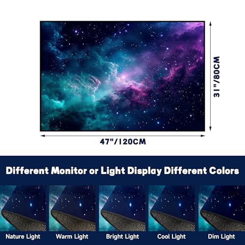 Tapete decorativo Galaxy 80x120 cm azul oscuro miniatura 2