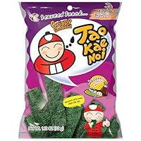 Tao Kae Noi Crispy Seaweed Snack Japanese Sauce, knuspriger Algensnack japanischer Art, 32 g