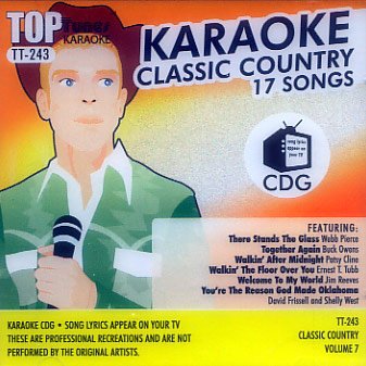 Top Tunes Karaoke CD+G Classic Country Vol. 7 TT-243