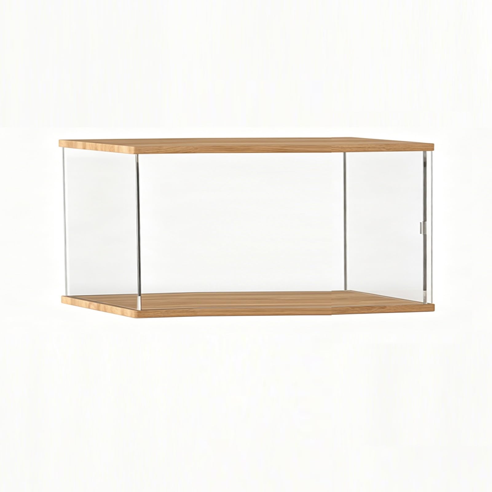 UrbanUp Urna Metacrilato Caja Acrílica con Base y Tapa Reforzadas, Vitrina Grande Transparente Antipolvo para Maquetas, Organizador Apilable de Pie Personalizable(15x25xH25cm/6x10x10)