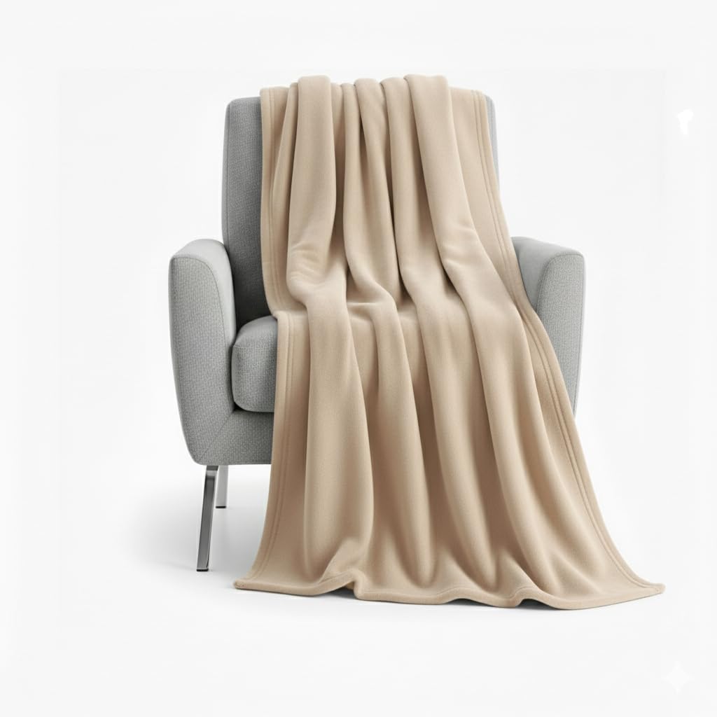 Coperta in pile ultra morbida e leggera, con ciambelle, coperta calda