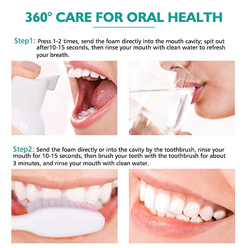 image for ALIVER 1Pc Toothpaste Cleansing Foam, 60ml Baking Soda Toothpaste, Int