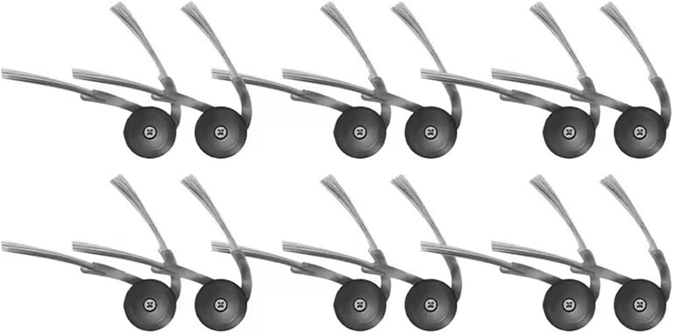 Parts 12 pcs Side Brush, Compatible for roborock Qrevo S5V, Robot Vacuum Cleaner Accessories
