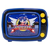 Uncanny Brands Sonic the Hedgehog Retro TV Toaster with Light Up Frame, Two Slice Model with Sonic Artwork, Themed Kitchen Appliance