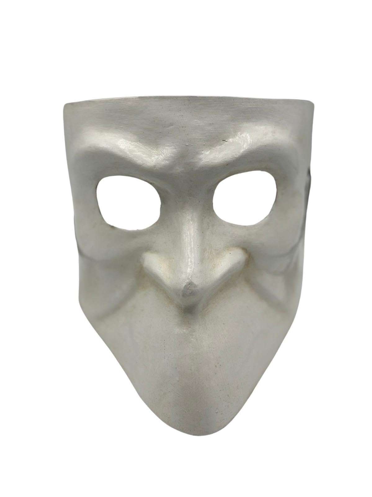 Generic White Bauta Mask (Casanova Mask), Handmade Venetian Mask for Masquerade Balls, Costume Parties, Mardi Gras, Venetian Carnival, Masked Ball, Halloween
