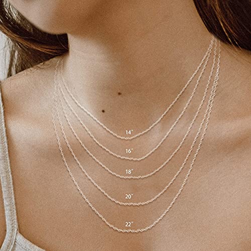 CLY Jewelry Sterling Silver 18K Gold Name Necklace Personalized Customized Nameplate Pendant Necklace Custom Name Necklace Gift for Women
