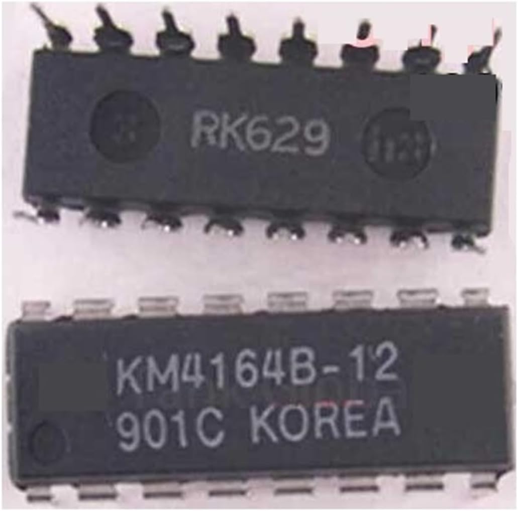 5Pcs 4164 KM4164B KM4164B-10 KM4164B-12 KM4164B-15 DIP16 KM4164 IC Chip(KM4164B-12)