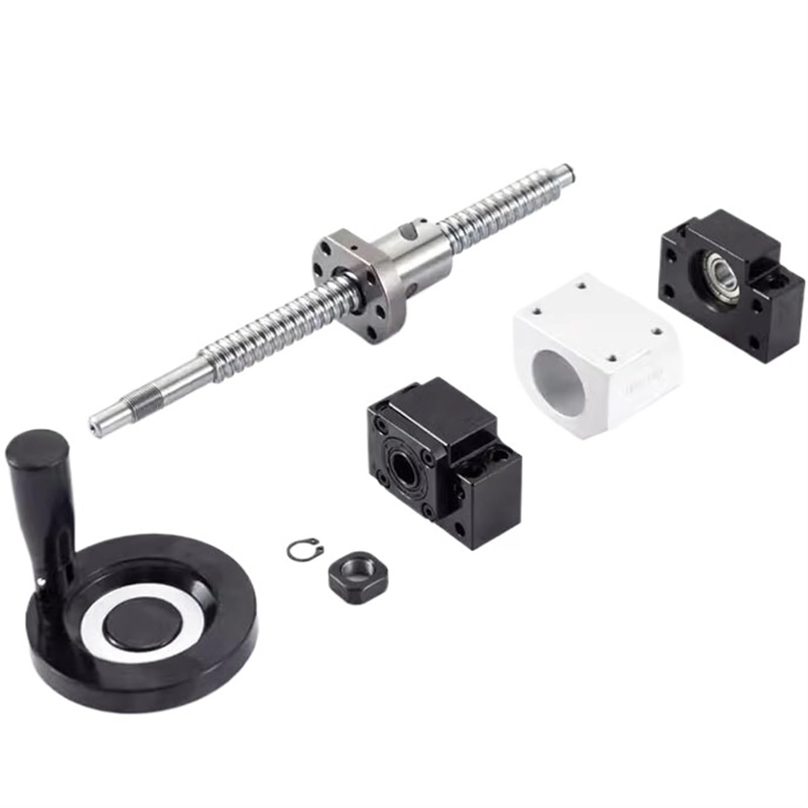 Sliding Rail Linear Bearing Slider Block Ballscrew Kit 2pcs SBR16