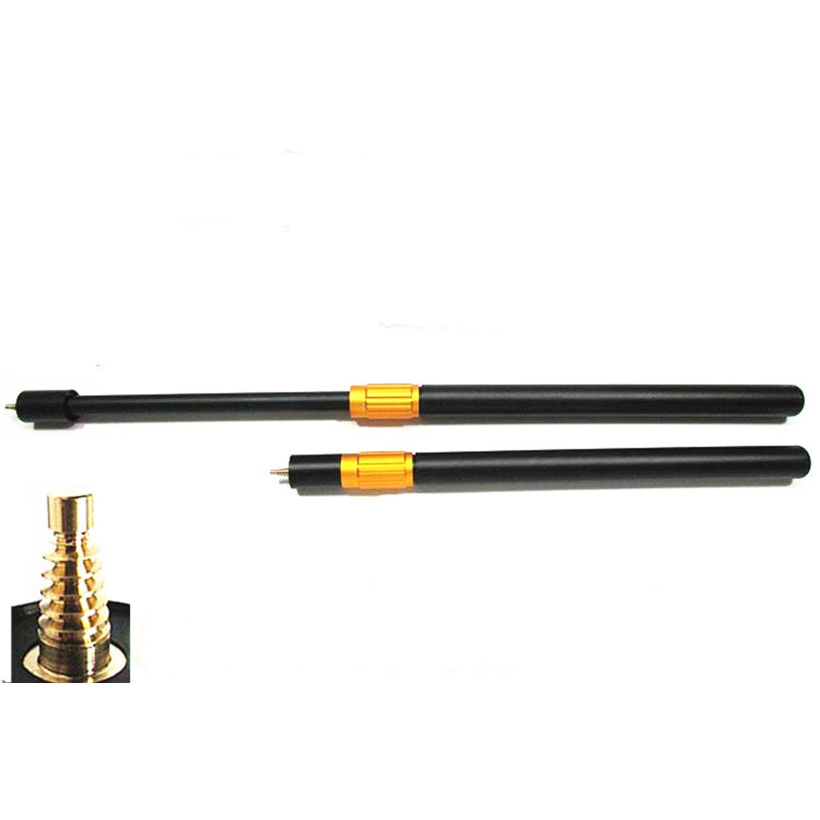 Professional Billiards Cue Extension Set for Serious Players, Pointed Thread