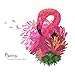 XinDinYi Diamond Painting Kits for Adults, DIY Diamond Art Full Drill 5D Diamond Art Kits Square Dotz, Flamingo Wall Decor, 16 x 20 Inches