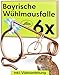 Produktbild Luna® Bayerische Wühlmausfalle 6X Made in Austria - giftfrei - Kein Köder notwendig - Wühlmausfallen aus verkupfertem Stahldraht - Bayerische Drahtfalle - Kinderleichtes Spannen inkl. Videoanleitung