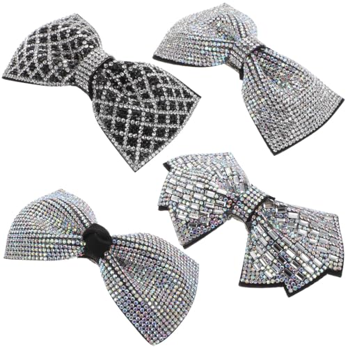 Barrette à Bijoux Vintage : Lot de 4 Nœuds pour Femme
