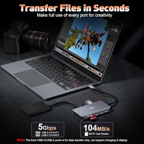 Station d'accueil USB C double moniteur pour résoudre le manque de ports
