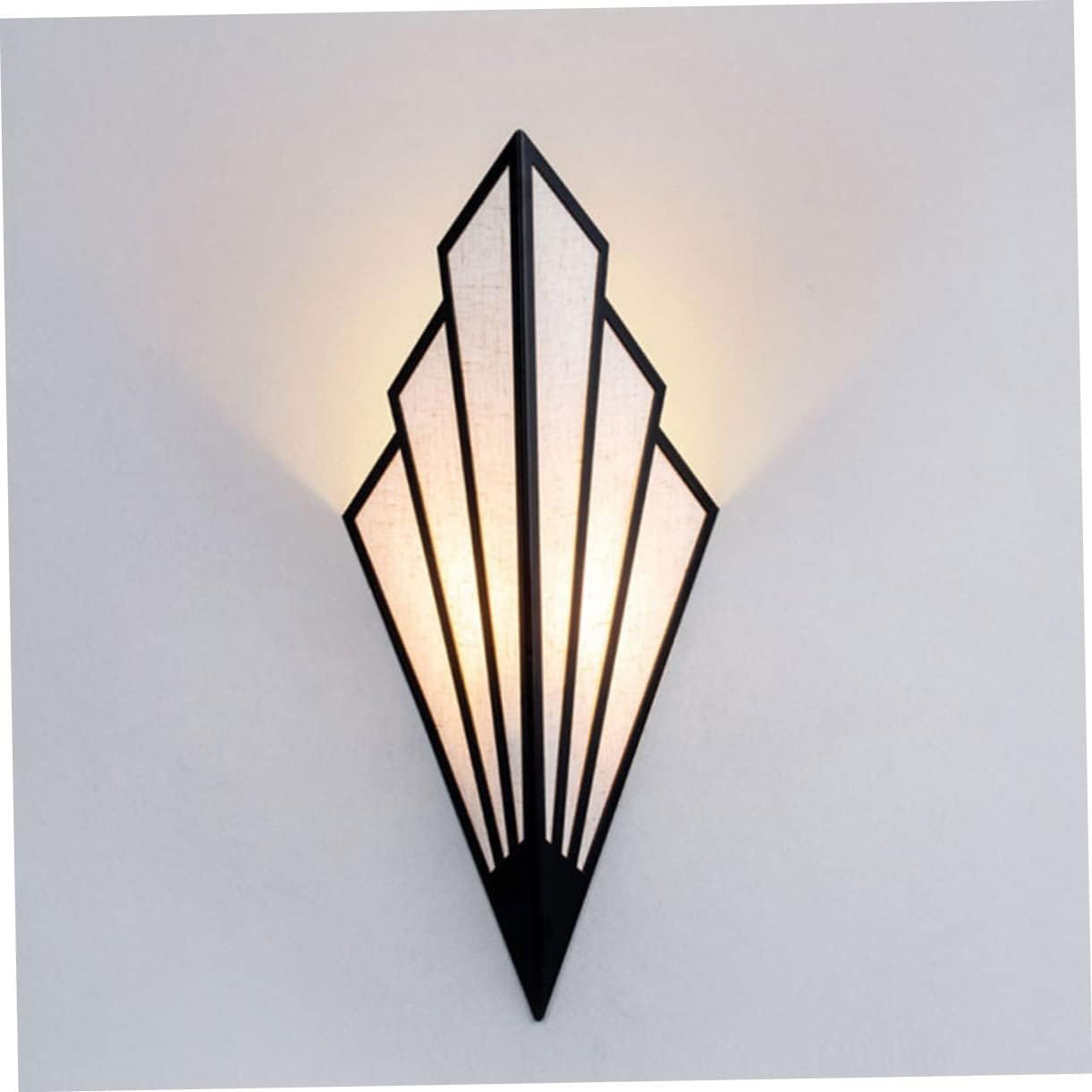 Decorative LED Wall Lamp Creative European Wall Light for Corridor Stair and Bedroom Black Warm Light Design Easy to Install Pathway Light