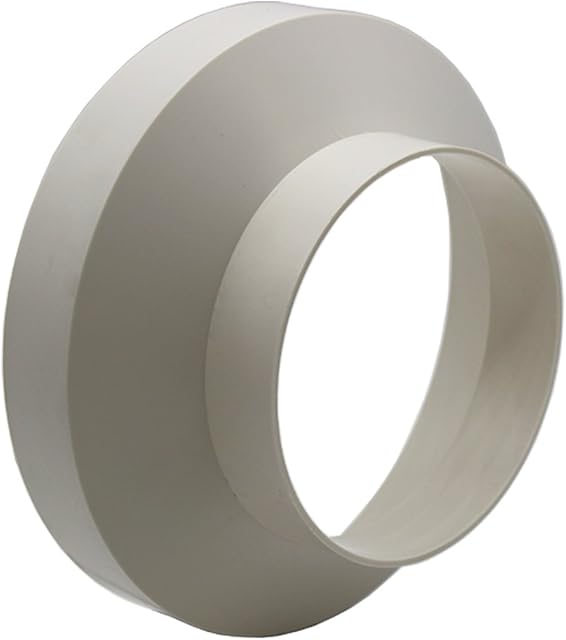 Kair Ducting Reducer 150mm to 100mm / 6 to 4 inch Duct Pipe Reduction Connector