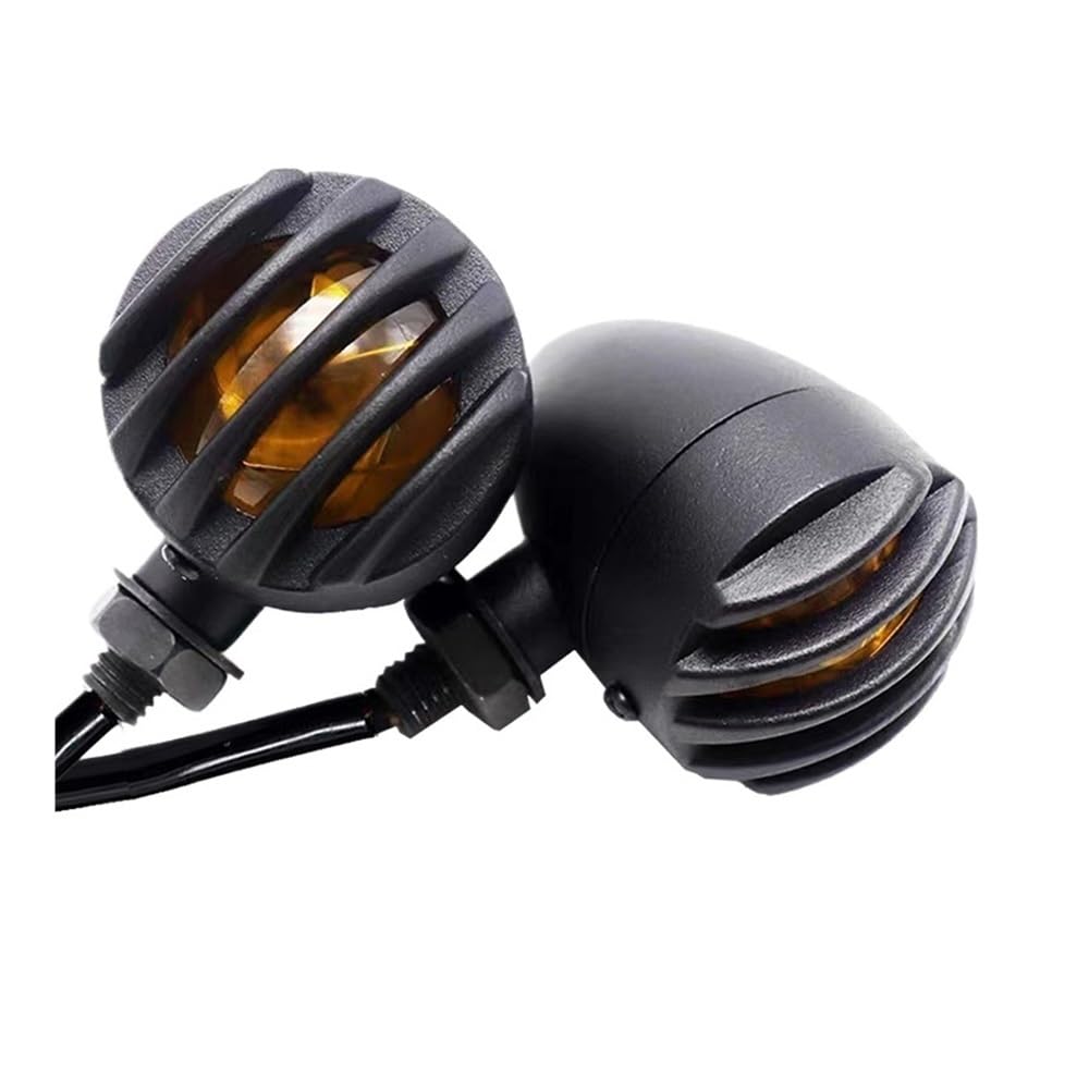 momt Clignotants Clignotants de moto vintage à LED 12 V, clignotants séquentiels pour, 2 pièces