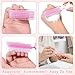 Kifmurase 60PCS Handle Grip Nail Brush, Nail Scrubber Brush for Cleaning, Multicolor Bulk Hand-Held Fingernail Brushes, Pedicure Tools for Nails Toes Scrub and Manicure