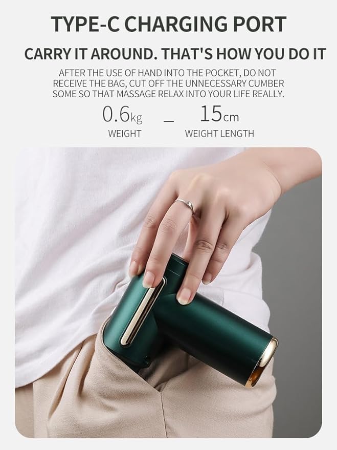 Ultragun Massage Gun For Full Body Relaxation, Deep Tissue Percussion Massager Machine For Muscle Relaxation, Battery Powered&Handheld For Neck, Shoulder Back, Foot Ultragun Massage Gun For Full Body Relaxation, Deep Tissue Percussion Massager Machine For Muscle Relaxation, Battery Powered&Handheld For Neck, Shoulder Back, Foot