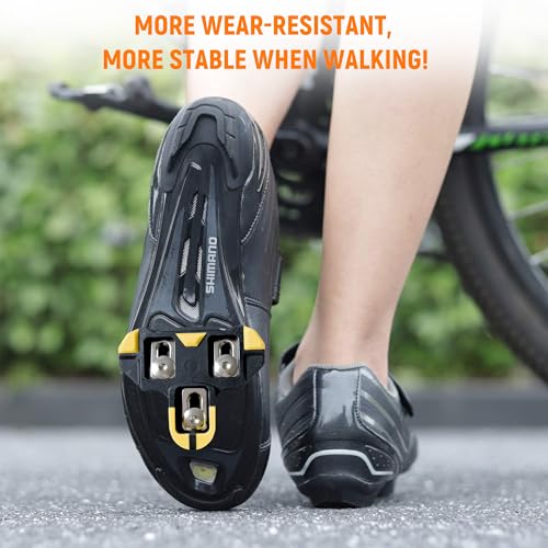 NAACOO SPD-SL Bike Cleats Compatible with Shimano SPD-SL Road Pedals & SH-10 SH-11 SH-12 Cleats, Durable 3-Hole Cycling Shoe Clips Easy Clips & Release by NAACOO - Used condition - Image 5
