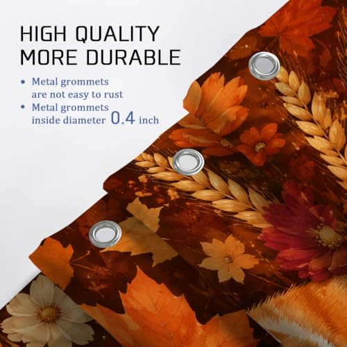 Rideau de douche extra long en toile de qualité hôtelière 183 x 243 cm avec œillets solides